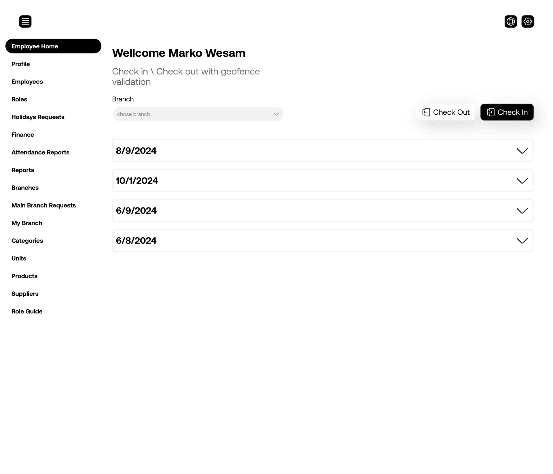 Integrated Human Resources Management System Dashboard 5