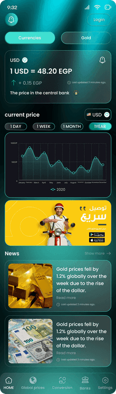 إنستا برايس - أسعار العملات والذهب - العملات